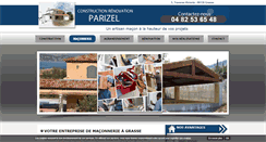 Desktop Screenshot of construction-renovation-parizel.com