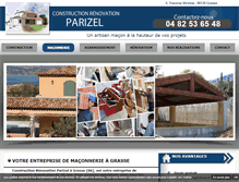 Tablet Screenshot of construction-renovation-parizel.com